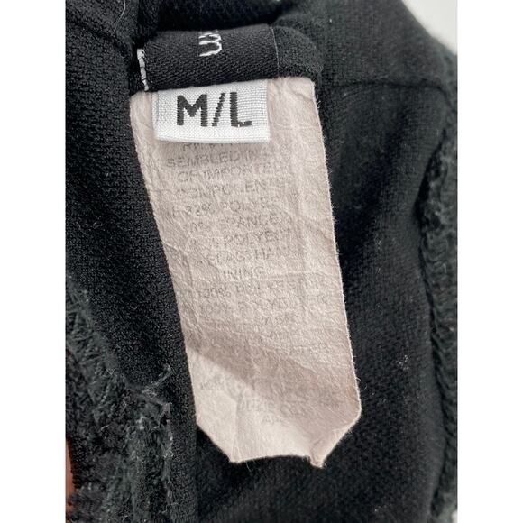 ONZIE FLOW Women's Black Mesh Cutout Cross-Back Sport Bra SZ M/L - Picture 6 of 6